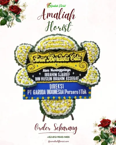 Papan Bunga Duka di Gabek Dua